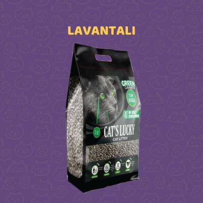 Cat's Lucky GREEN LAVANTA 7 LT Doğal Kedi Kumu - 1